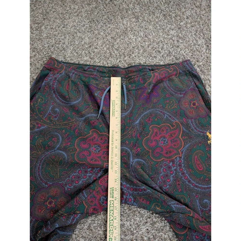 Polo Ralph Lauren Men's Paisley Track Pants Size 3XB Big & Tall Sweatpants EUC